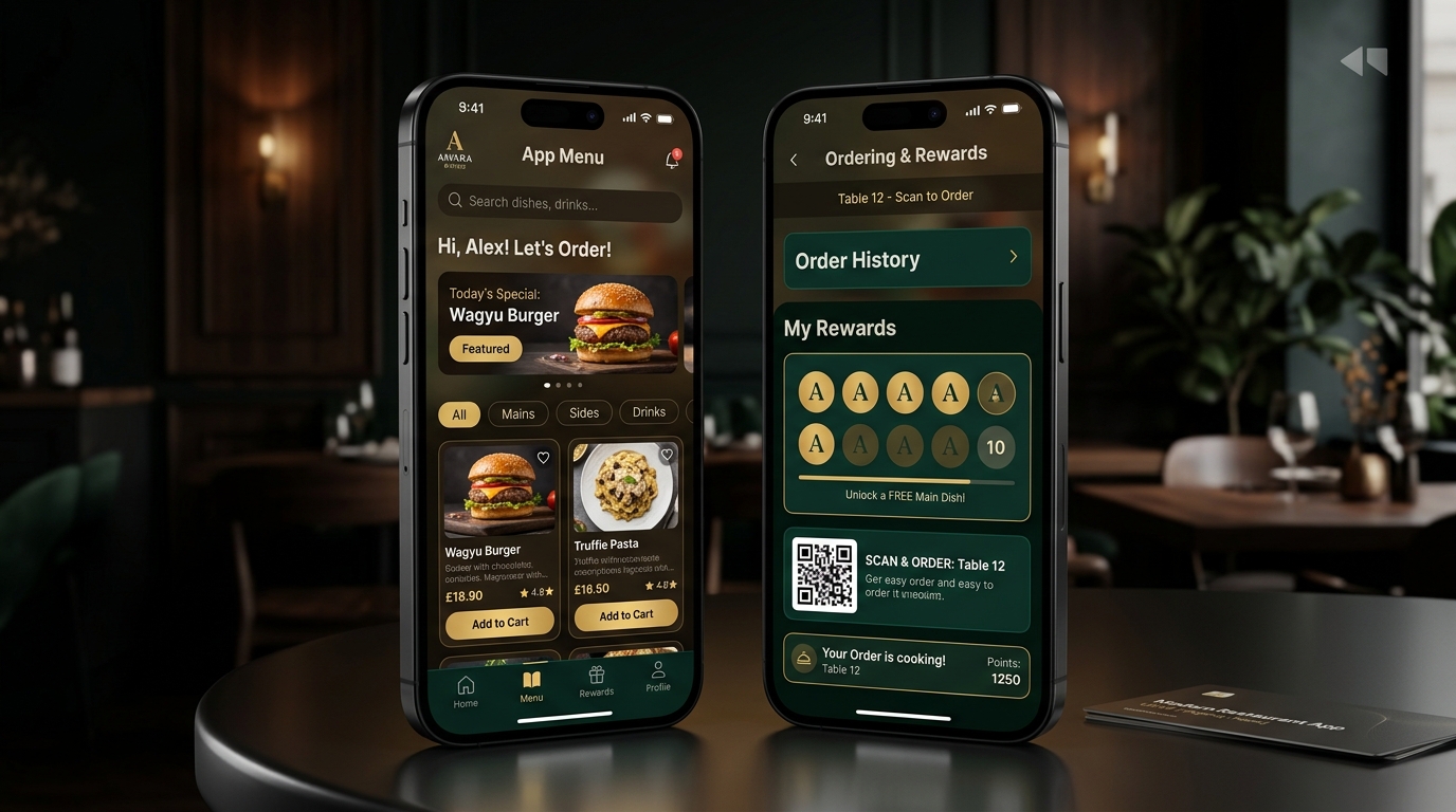 GourmetOrder - แอปสั่งอาหารที่โต๊ะผ่าน QR & ชำระเงินไร้สัมผัส